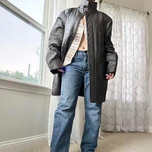 VTG genuine leather coat